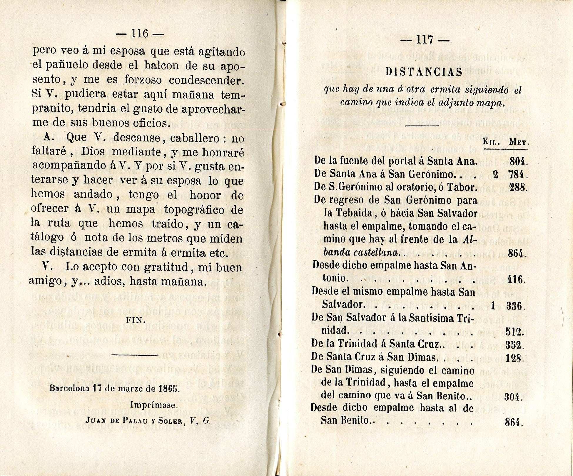 amigo del viajero en Montserrat, El : obrita que el santuario ofrece a los que visitan la santa imagen, para qu sin necesidad de consultar a nadie pueda saber cuanto les interese - Miniatura 9